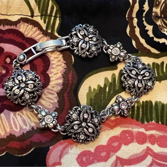 Brighton Silver Baroque Style Bracelet - Picture 8 of 8
